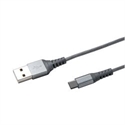 Celly USBTYPECNYLSV - Celly Cable Usb A Tipo C Nylon Plateado - Material: Nylon; Color Principal: Plata; Tipo De