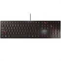 Cherry JK-1600ES-2 - CHERRY KC 6000 SLIM - Teclado - USB - español - interruptor: CHERRY SX - negro