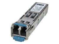 Cisco GLC-LH-SMD= Cisco - Módulo de transceptor SFP (mini-GBIC) - 1GbE - 1000Base-LX, 1000Base-LH - modo simple LC/PC - hasta 10 km - 1310 nm - para Cisco 38XX, 39XX, 4451, 892, 250 Series, Catalyst 29XX, 3650, ESS9300, ME 3600, UCS 62XX