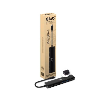 Club3d CSV-1592 HUB USB CLUB3D TIPO C 3.2 GEN1 7 EN 1 2x USB-A, 2x USB C, 1x HDMI, 1x Micro SD, 1x SD, RJ 45,