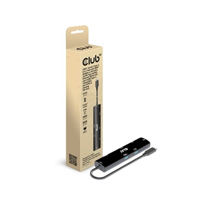 Club3d CSV-1599 HUB USB4 GEN 3.2 CLUB3D TIPO-C 6 EN 1 HDMI 8K60Hz RJ45 2.5G CARGA 100W