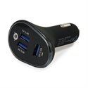 Conceptronic CARDEN06B - Este Cargador De Coche De 2 Puertos Usb Es La Solución Ideal Para Cargar Su Ipad O Tablet 