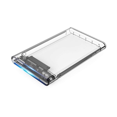 Coolbox COO-SCT-2533 Caja Hdd 2.5 Coolbox Transparente - Color Primario: Transparente; Material: Plástico; Interfaz Discos Soportada: Usb 3.0; Hdd 2,5 Pulgadas: Sí; Hdd 3,5 Pulgadas: No; Puertos Usb 3.2 Gen 1 Superspeed (5 Gbps) Type-A: Sí