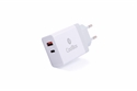 Coolbox COO-CUAC-36P - Cargador Usb De Pared 36W Usb-A/Usb-C - Tipología Específica: Adaptador Para Cargador De B