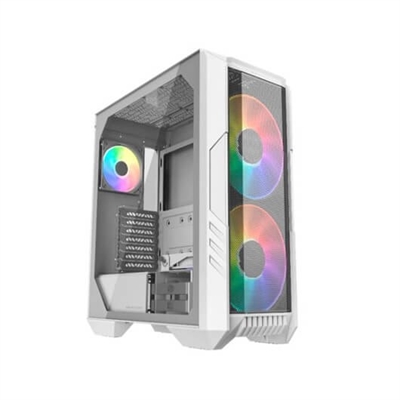 Cooler H500-WGNN-S00 TORRE ATX COOLERMASTER HAF 500 BLANCA CRIST TEMP 2X20 ARGB FRONT 1X12 TRA ARGB 1xFAN GPU