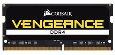 Corsair CMSX16GX4M1A2666C18 Corsair Vengeance 16 GB, DDR4, 2666 MHz. Componente para: Portátil, Memoria interna: 16 GB, Diseño de memoria (módulos x tamaño): 1 x 16 GB, Tipo de memoria interna: DDR4, Velocidad de memoria del reloj: 2666 MHz, Forma de factor de memoria: 260-pin SO-DIMM, Latencia CAS: 18