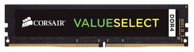 Corsair CMV16GX4M1A2400C16 Corsair ValueSelect 16GB, DDR4, 2400MHz. Componente para: PC/servidor, Memoria interna: 16 GB, Diseño de memoria (módulos x tamaño): 1 x 16 GB, Tipo de memoria interna: DDR4, Velocidad de memoria del reloj: 2400 MHz, Forma de factor de memoria: 288-pin DIMM, Latencia CAS: 16, Color del producto: Negro