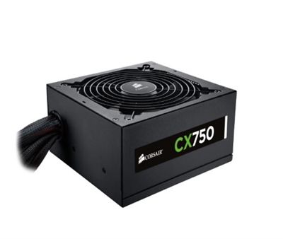 Corsair CP-9020279-EU Las fuentes de alimentació,n CX750 proporcionan la potencia necesaria para equipos domé,sticos y de oficina de gama media con un nú,mero limitado de componentes, ofreciendo al mismo tiempo una alta eficiencia energé,tica y un bajo nivel de ruido.