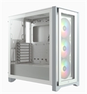 Corsair CC-9011205-WW - Corsair iCUE 4000X RGB. Factor de forma: Midi Tower, Tipo: PC, Material: De plástico, Acer