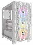 Corsair CC-9011256-WW - El CORSAIR 3000D RGB AIRFLOW WHITE presenta un chasis ATX semitorre con un eficiente diseñ