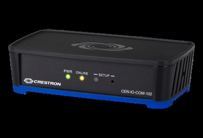 Crestron 6507959 CEN-IO-COM-102Módulo Ethernet cableado con 2 puertos COMUn módulo de E/S cableado y compacto que presenta el factor de forma micro IFE de Crestron. Proporciona dos puertos COM RS-232 para una fácil expansión de dispositivos dentro de un sistema. Se alimenta cómodamente a través de PoE y se adapta a casi cualquier lugar para adaptarse a una variedad de instalaciones.