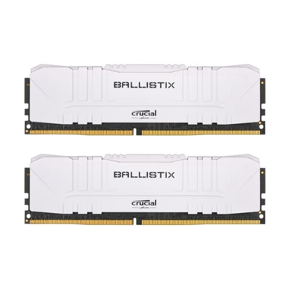 Crucial BL2K8G26C16U4W Ballistix - DDR4 - 16GB: 2 x 8GB - DIMM de 288 contactos - 2666MHz / PC4-21300 - CL16 - 1.2V - sin búfer - no-ECC - blanco