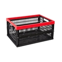 Curver 177082 - Caja De Almacenaje Plegable Color Negro. Medidas: 47 X 34 X 24 Cm.