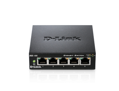 D-Link DGS-105 CARACTERÍSTICAS DE ADMINISTRACIÓNTipo de interruptor: No administradoCalidad de servicio (QoS) soporte: SiPUERTOS E INTERFACESCantidad de puertos básicos de conmutación RJ-45 Ethernet: 5Conector eléctrico: Toma de entrada de CCCONEXIÓNEstándares de red: IEEE 802.1p, IEEE 802.3, IEEE 802.3ab, IEEE 802.3az, IEEE 802.3u, IEEE 802.3xTecnología de cableado ethernet de cobre: 1000BASE-T, 100BASE-TX, 10BASE-TBidireccional completo (Full duplex): SiSoporte de control de flujo: SiAuto MDI / MDI-X: SiTRANSMISIÓN DE DATOSTabla de direcciones MAC: 2000 entradasCapacidad de conmutación: 10 Gbit/sTasas de transferencia soportadas: 10/100/1000 MbpsGuardar y remitir: SiTasa de transferencia (máx): 1 Gbit/sJumbo Frames, soporte: SiMemoria intermedia de paquetes: 0,128 MBSEGURIDADMAC, filtro de direcciones: SiDISEÑOMontaje en rack: NoColor del producto: NegroMaterial de la carcasa: MetalIndicadores LED: Enlace, Poder, SiCertificación: FCC Class B, ICES-003 Class B, CE Class B, C-Tick Class B, VCCI Class B, cUL, CB, RoHSDESEMPEÑOTiempo medio entre fallos: 1688338 hCONTROL DE ENERGÍACorriente de entrada: 1 AVoltaje de entrada: 5 VConsumo energético: 3,10 WCONDICIONES AMBIENTALESIntervalo de temperatura operativa: 0 - 50 °CIntervalo de temperatura de almacenaje: 10 - 70 °CIntervalo de humedad relativa para funcionamiento: 10 - 90%Intervalo de humedad relativa durante almacenaje: 5 - 90%Disipación del calor: 6,854 BTU/hPESO Y DIMENSIONESPeso: 286 gOTRAS CARACTERÍSTICASVelocidad de transferencia de datos: 2000 Mbit/sDimensiones (Ancho x Profundidad x Altura): 100 x 98 x 28 mmTecnología de conectividad: Alámbrico