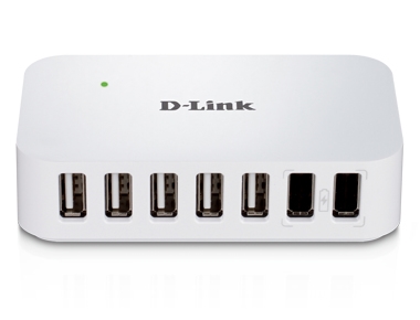 D-Link DUB-H7 7 Port Usb 2.0 Hub - Número Puertos Usb: 7; Standard Usb: Usb 2.0 High Speed (480 Mbps) Type-A; Alimentación: Ac; Color Chasis: Plata