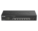 D-Link DGS-2000-10P - D-Link DGS 2000-10P - Conmutador - L3 - Gestionado - 8 x 10/100/1000 (PoE+) + 2 x Fast Eth