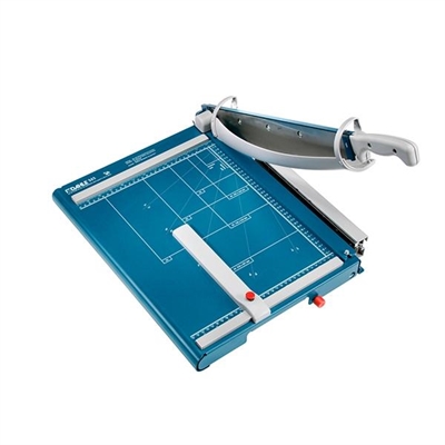 Dahle 00565-21286 Cizalla De Palanca Con Base Metalica Y Cuchillas De Acero. Su Longitud De Corte Es De 390 Mm Y Su Capacidad De 4 Mm. Prensado Automatico. Medidas: 475 X 355 Cm.
