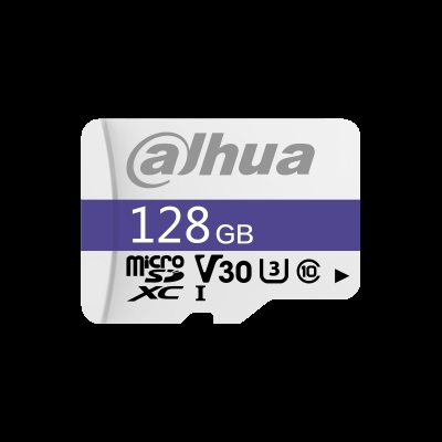 Dahua 1.0.99.80.10083 Dahua Technology C100. Capacidad: 128 GB, Tipo de tarjeta flash: MicroSDXC, Clase de memoria flash: Clase 10, Tipo de memoria interna: UHS-I, Velocidad de lectura: 95 MB/s, Velocidad de escritura: 38 MB/s, Clase de velocidad UHS: Class 3 (U3), Clase de velocidad de vídeo: V30. Color del producto: Gris, Violeta