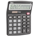 Deli E1210 - Calculadora De Sombremesa E1210 Deli De 12 Digitos. Alimentacii¿½N Solar/Pilas Y Pantalla 