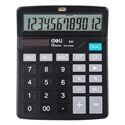 Deli E837 - Calculadora De Sobremesa E837 Deli De 12 Digitos. Alimentacii¿½N Solar/Pilas Pantalla Gran
