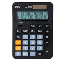 Deli EM210 - Calculadora De Bolsillo Em210 Deli De 12 Digitos. Alimentacii¿½N Solar/Pila Y Pantalla Lcd