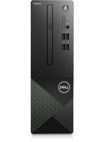Dell HMF59 Dell Vostro 3710 - SFF - Core i5 12400 / 2.5 GHz - RAM 8 GB - SSD 512 GB - grabadora de DVD - UHD Graphics 730 - GigE, Wi-Fi 5 - WLAN: Bluetooth, 802.11a/b/g/n/ac - Win 10 Pro (incluye Licencia de Win 11 Pro) - monitor: ninguno - negro - BTS - con 1 Year