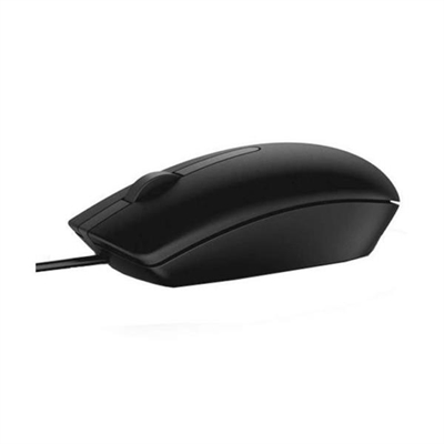 Dell-Technologies 570-AAIR Dell Optical Mouse-Ms116 - Black Retail Box - Interfaz: Usb; Color Principal: Negro; Ergonómico: No