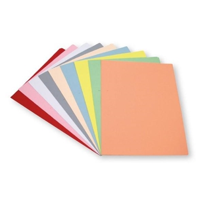 Dequa 87366 Subcarpeta Tama?O Folio Fabricada En Cartulina De 180 G Color Sepia Pastel. Con Perforaciones Para La Incorporacion De Un Fastener. Hendido De Cortesia En El Frente Y Cantos Redondeados. El Pack Contiene 50 Subcarpetas.