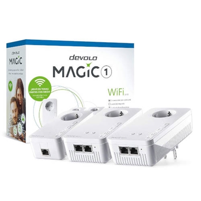 Devolo 8576 Devolo Magic 1 Wifi Mini Multiroom - N° De Puertos Fijos: 1; Velocidad: 100 Mbit/S; Connector Usb: No; Seguridad: Sí; Extensiones Wireless: Sí; Color: Blanco