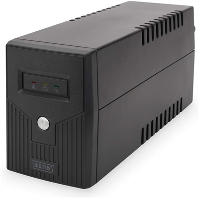 Digitus-By-Assmann DN-170063 Line-Interactive Ups 600Va/360W 1 Pila De 12 V/7 Ah 2 X Cee 7/7 Avr Pantalla Led Rj-11 - Potencia De Protección Watios: 360 W; Potencia De Protección Va: 600 Va; Tamaño: Regleta Sai; Tarjeta De Red Incluida: No; Tecnología: Line Interactive