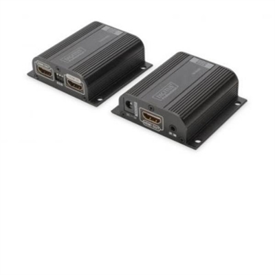 Digitus-By-Assmann DS-55100-1 Hdmi Extender Set 50 M Over Network Cable (Cat 6/6A/7) Edid 1X Hdmi Loop Out Fhd 1080P - Tipología Genérica: Extender; Color Primario: Negro; Material: Acero