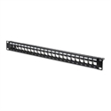 Digitus-By-Assmann DN-91411 - Modular Patch Panel Shielded 24-Port Blank 1U Rack Mount Color Black Ral 9005 - Categoría: