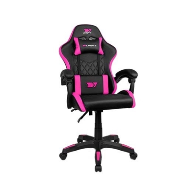 Drift DR35BF Reposabrazos acolchadosLa silla gaming DR35 cuenta con unos reposabrazos fijos y acolchados que otorgan firmeza y rigidez a toda su estructura. Además, te ofrecen una gran ergonomía y un amplio espacio para que te acomodes en diferentes posturas, incluso si te reclinas, ya que, incluyen una articulación que permite que se muevan dependiendo de la posición más o menos inclinada del respaldo.Diseñada en materiales premiumLa DR35 posee una robusta estructura recubierta de FOAM acolchado y polipiel de primera calidad. Su diseño gamer la hace perfecta para encajar en cualquier setup, incluso en aquellos que van más justo de espacio. Su textura suave te ofrecerá la máxima comodidad en tus largas sesiones de juego.Pistón de clase 3Con un sólido pistón de gas de Clase 3, soporta hasta 100 kilos de peso.Suave desplazamientoCon la DR35 podrás desplazarte de manera segura y silenciosa, puesto que incorpora una base estable de nailon en forma de estrella que descansa sobre sus cinco ruedas, dotándola de gran equilibrio.Regulable en alturaSu sólido sistema de pistón de gas, permite regular la altura de la forma que resulte más conveniente para tu espacio de juego o trabajo, pudiéndose ajustar a lo largo de todo el recorrido del pistón, siendo este de hasta 10 cm.Respaldo reclinableLa silla DR35 se adapta a tu espalda gracias a su respaldo reclinable hasta los 135º que te permitirá jugar, trabajar y también descansar entre partida y partida.Cojín lumbar y cervicalLa DR35 incorpora un cojín lumbar, que podrás ajustar mediante sus tiras, y otro cervical para cuidar la salud de tu espalda y cuello, que te permitirán disfrutar de tus juegos favoritos durante un sinfín de horas sin darte cuenta y sin que tu cuerpo se resienta.Disponible en 8 coloresGris oscura, roja, azul, rosa, negra, blanca, gris claro y rosa pastel.