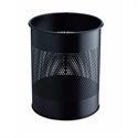 Durable 3310-01 - Papelera Metalica Redonda Durable 15 Litros Negro