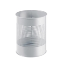 Durable 3310-10 - Papelera Metalica Redonda Durable 15 Litros Gris