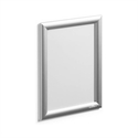 Durable 479623 - Expositor Mural A4 Con Robusto Marco De Aluminio Anodizado En Plata. Li¿½Mina Protectora D