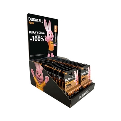 Duracell DU COUNTER 90U PLUS COUNTER PLUS DURACELL AA AAA C C 9V COUNTER PILAS