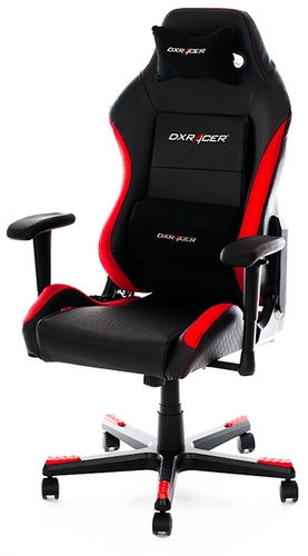 Dxracer OH/DF88/NR DXRacer OH/DF88/NR. Tipo de asiento: Asiento acolchado, Tipo de respaldo: Respaldo acolchado, Color del asiento: Negro, Rojo. Altura (máx.): 132,1 cm, Ancho: 685,8 mm, Profundidad: 558,8 mm