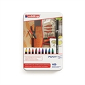Edding 1300-10-S - Rotulador Con Tinta De Base De Agua Con Punta De Fibra Conica De 3 Mm Y Trazo De 3 Mm. Cue