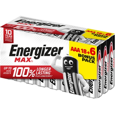 Energizer E303513201 CAJA 18+6 PILAS ALKALINAS POWER TIPO LR03 (AAA) ENERGIZER E303513201