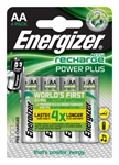 Energizer E300626700 - Energizer Accu Recharge Power Plus 2000 AA BP4. Tipo de batería: Batería recargable, Tamañ