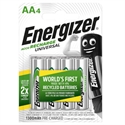 Energizer E301376000 - BLISTER 4 PILAS RECARGABLES UNIVERSAL POTENCIA 1300 MAH TIPO HR6 ENERGIZER