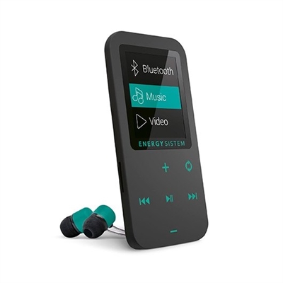 Energy 426461 Reproductor MP4 con tecnologÃ­a Bluetooth y radio FM integrada para escuchar tu mÃºsica sin cables. Con sus 8 GB de memoria interna ampliables hasta 128 GB por tarjetas microSD, puedes disfrutar de todos tus contenidos a travÃ©s de su pantalla LCD. Los cables forman parte del pasado. Disfruta de una libertad total de movimiento gracias a la conexiÃ³n Bluetooth y escucha tu mÃºsica favorita sin ataduras. Mantente al dÃ­a, disfruta de tu programa favorito y no te pierdas el partido de tu equipo. Sintoniza todas tus emisoras de radio favoritas y llÃ©valas siempre contigo. Toca para que suenen tus canciones favoritas. Accede rÃ¡pida y cÃ³modamente a todas las carpetas de tu reproductor gracias a los botones tÃ¡ctiles. Nunca fue tan fÃ¡cil. 8 GB de memoria interna que te permiten almacenar horas y horas de mÃºsica para no repetir ninguna canciÃ³n. Y si te quedas corto, siempre puedes ampliar su capacidad mediante tarjeta microSD.