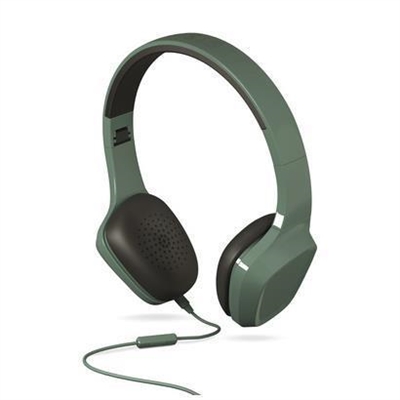 Energy-Sistem 428380 Energy Headphones 1 - Auriculares con diadema con micro - en oreja - cableado - conector de 3,5 mm - aislamiento de ruido - verde