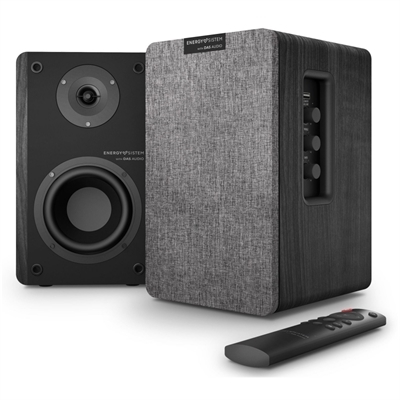 Energy-Sistem 452750 Completo Control De Tu Cine Y Series Con La Conexión Hdmi Arc.Juego De Dos Altavoces Activos De Estantería 2.0 - Dsp Con Varios Modos De Ecualización - Entrada Doble Rca Bluetooth 5.0 - Entrada Óptica Toslink - Entrada Hdmi Cec - Ajuste De ...