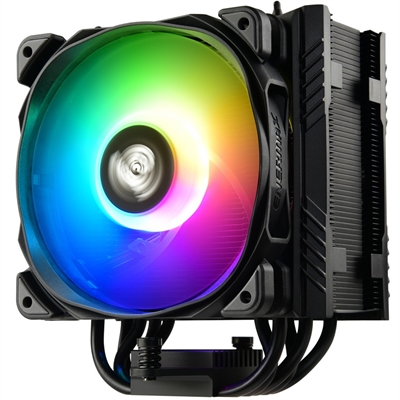 Enermax ETS-T50A-BK-ARGB El Ets - T50 Ax Argb No Solo Es Un Potente Enfriador De Cpu - Sino Que También Se Distingue Por Su Iluminación Rgb Direcciónable. Los CincoTubos De Calor De 6 Mm En Combinación Con Las InnovadorasTecnologías De Optimización Del Flujo D...