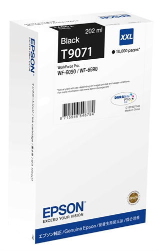 Epson C13T90714N Epson Wf-6Xxx Cartucho Negro Xxl