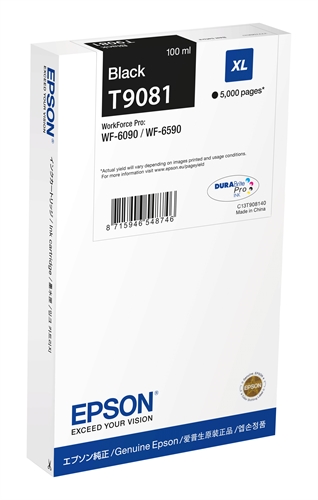 Epson C13T90814N Epson Wf-6590Dwf/Wf-6090Dw Cartucho Negro Xl