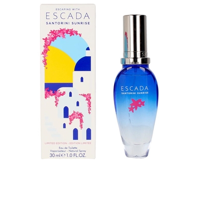 Escada NGL-181079 Especificaciones Tecnicas Santorini SunriseCapacidad: 30 MlDimensiones (Ancho X Profundidad X Altura): (50 Mm X 35 Mm X 45 Mm ) Ingredientes: Alcohol Denat., Aqua/Water/Eau, Parfum/Fragrance, Limonene, Hydroxycitronellal, Linalool, Geraniol, Alpha-Isomethyl Ionone, Citral, Coumarin, Farnesol, Cinnamal.