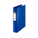 Esselte 13306 - Carpeta De Anillas Tama?O Folio Fabricada En Carton Forrado De Polipropileno Color Azul. T